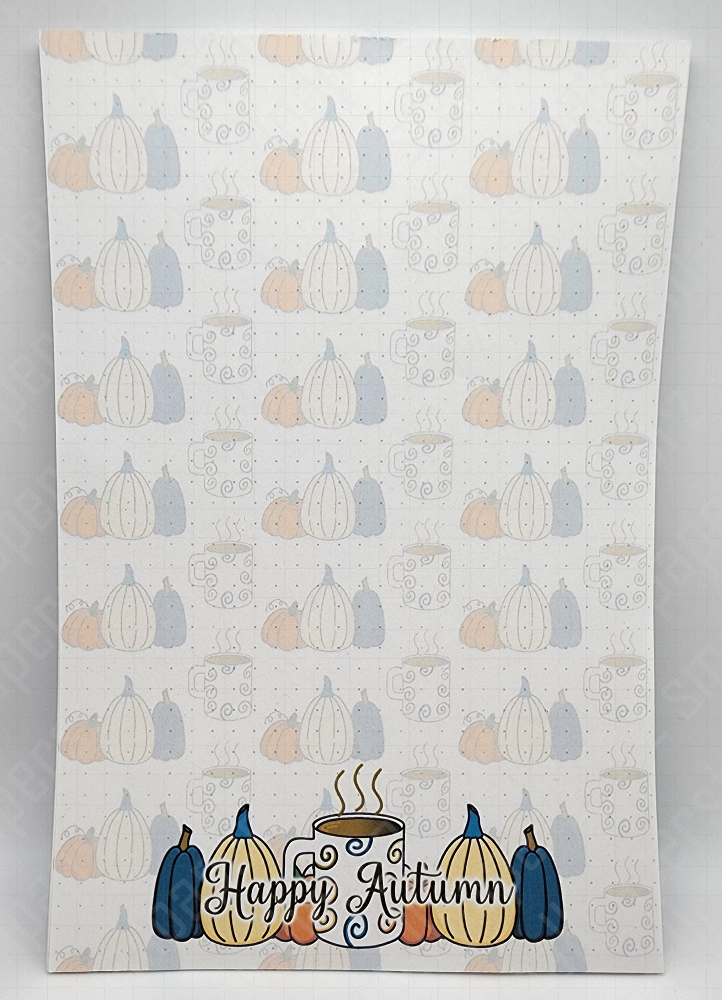 NP016 - Autumn Pumpkins 6x9in Memo Notepads