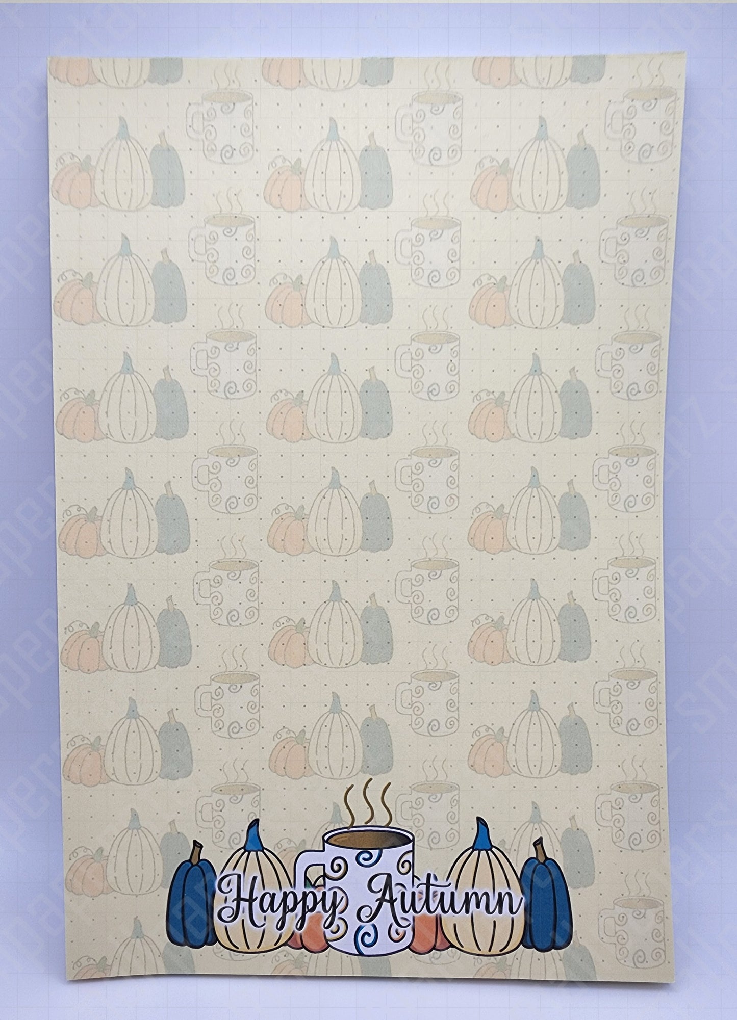 NP016 - Autumn Pumpkins 6x9in Memo Notepads
